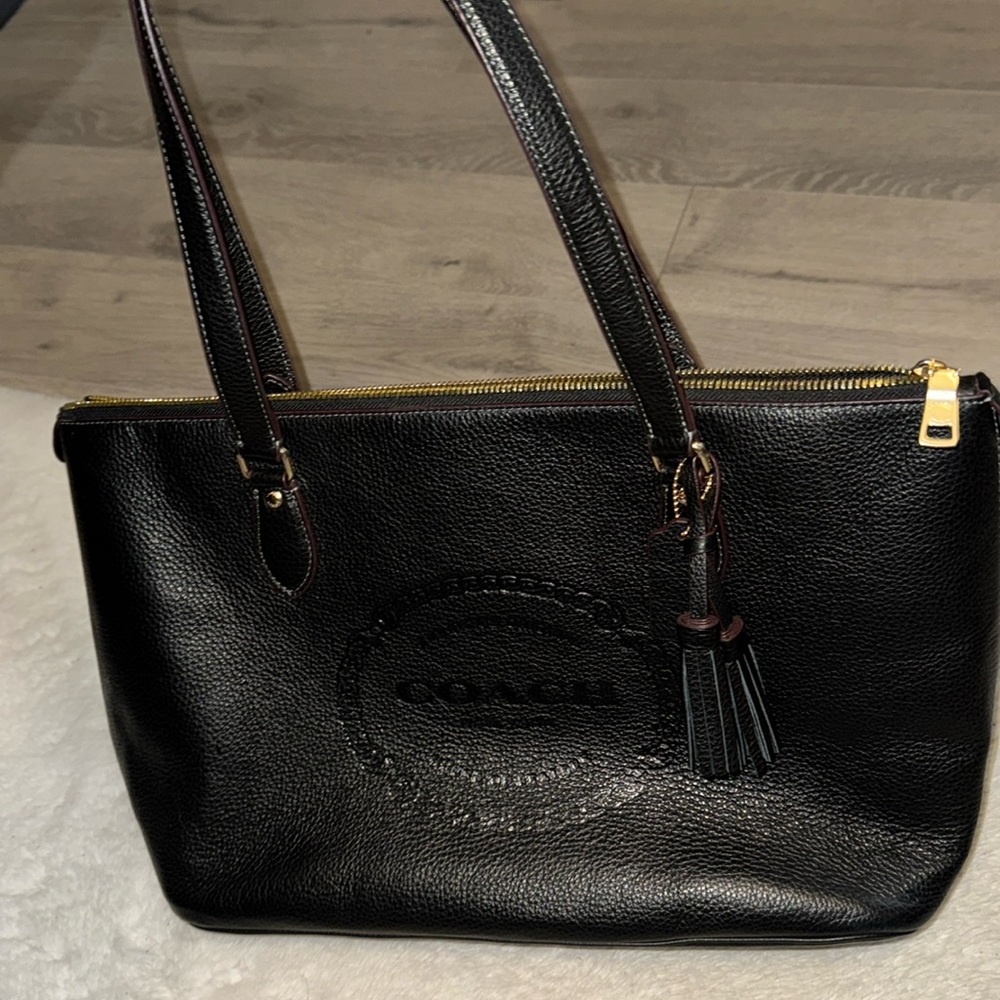 vintage shoulder coach bag